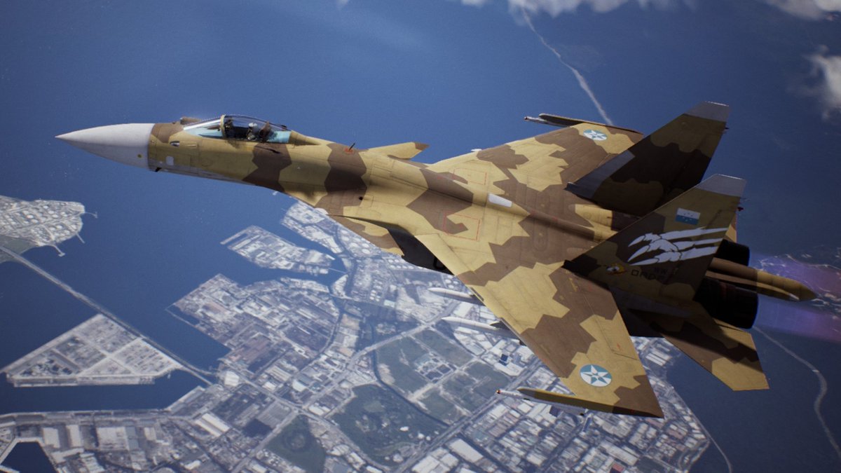 yoichi137's tweet photo. Su-37 ターミネーター
頼むからACE8にも出てくれ！😫
レナや黄色中隊で有名なこの機体がいないとダメなんだ！
#ACE7 https://t.co/MYfby4R0A5