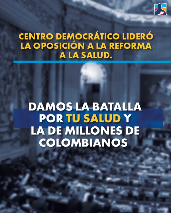 CeDemocratico's tweet photo. Hemos dado la batalla por la salud de los colombianos, frente a un sistema que necesita recuperarse: EPS intervenidas, pacientes sin medicamentos y tutelas que no dejan de crecer.

Únete al partido de la mano firme y el corazón grande. Hazte militante en https://t.co/rAVkUN9xju https://t.co/SPtZc2mxBM