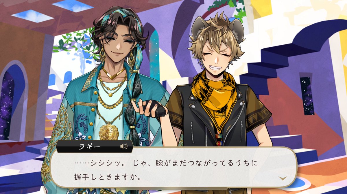 mugiii_cha's tweet photo. 王子様のミナジールとスラム育ちのラギーが、生まれも立場も関係ない対等な学生同士として握手した事には勝敗以上の価値があったと思うよ https://t.co/ERVIC0HmJZ