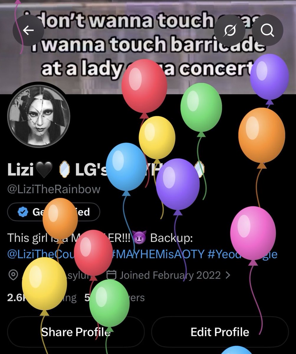 LiziTheRainbow's tweet photo. I’m finally 20 and still as deep into this Little Monster shit as I was at 10, learning English from Gaga’s interviews just to understand what she was talking about through her music. Can’t believe I get to celebrate another milestone with MOTHER being an actual mother now🥹💗 https://t.co/ZPVJXjbriW