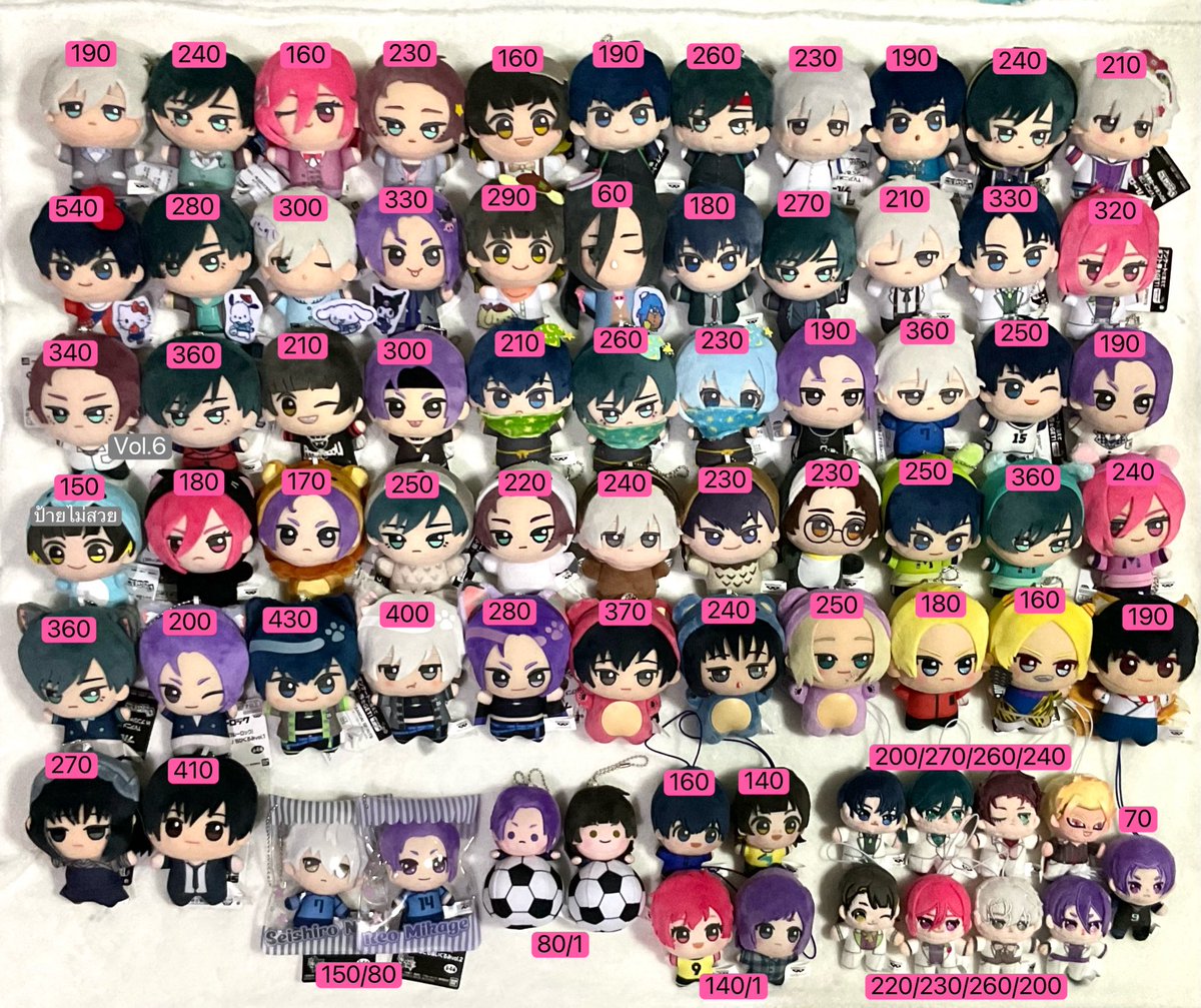 littlepinkjam's tweet photo. ★•: *' พร้อมส่ง จิบินุย นุย `*: •☆

~ อิซางิ เรโอะ ฮิโอริ จิงิริ บาจิระ นางิ อาริว ยุกกี้ คาราสุ ริน ซาเอะ นางุโมะ ชิน ซากะ โอซารางิ  ชิชิบะ 

ส่ง35-50, ผ่อน-มัดจำ✅

#ตลาดนัดคุกฟ้า #ตลาดนัดบลูล็อค #ตลาดนัดbluelock #ตลาดนัดซากาโมโต้ https://t.co/fkC9baJK78
