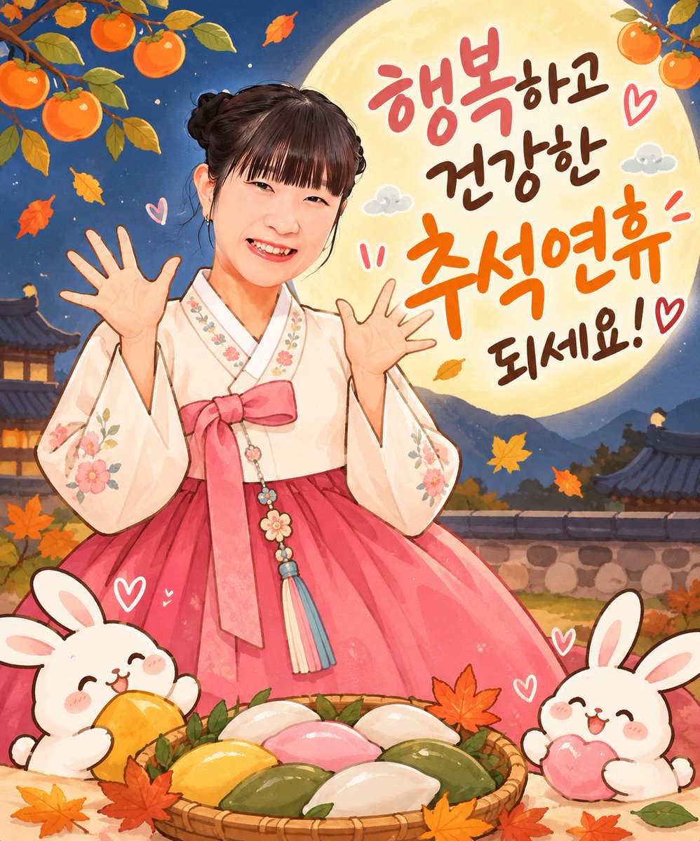 sweeteunji's tweet photo. 🌕살짝 늦었지만… 모두 행복하고 건강한 추석 연휴 보내세요!
맛있는 것도 많이 드시고 즐거운 시간 보내시길 바랍니다🫶 

🌕韓国のお盆休み！チュソクですね！皆さん、幸せで元気な秋夕（チュソク）をお過ごしください！美味しいものをたくさん食べて、楽しい連休になりますように🫶 https://t.co/P4LBw3cNJv