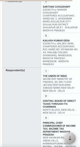 AbhasHalakhandi's tweet photo. One more writ filed with Hon MP High Court for extention of TAR due date 💪

PLease hear to the genuine request of professionals and tax payers @IncomeTaxIndia @FinMinIndia 

#ExtendTaxAuditDate #TaxAudit https://t.co/vkemC6B5F0
