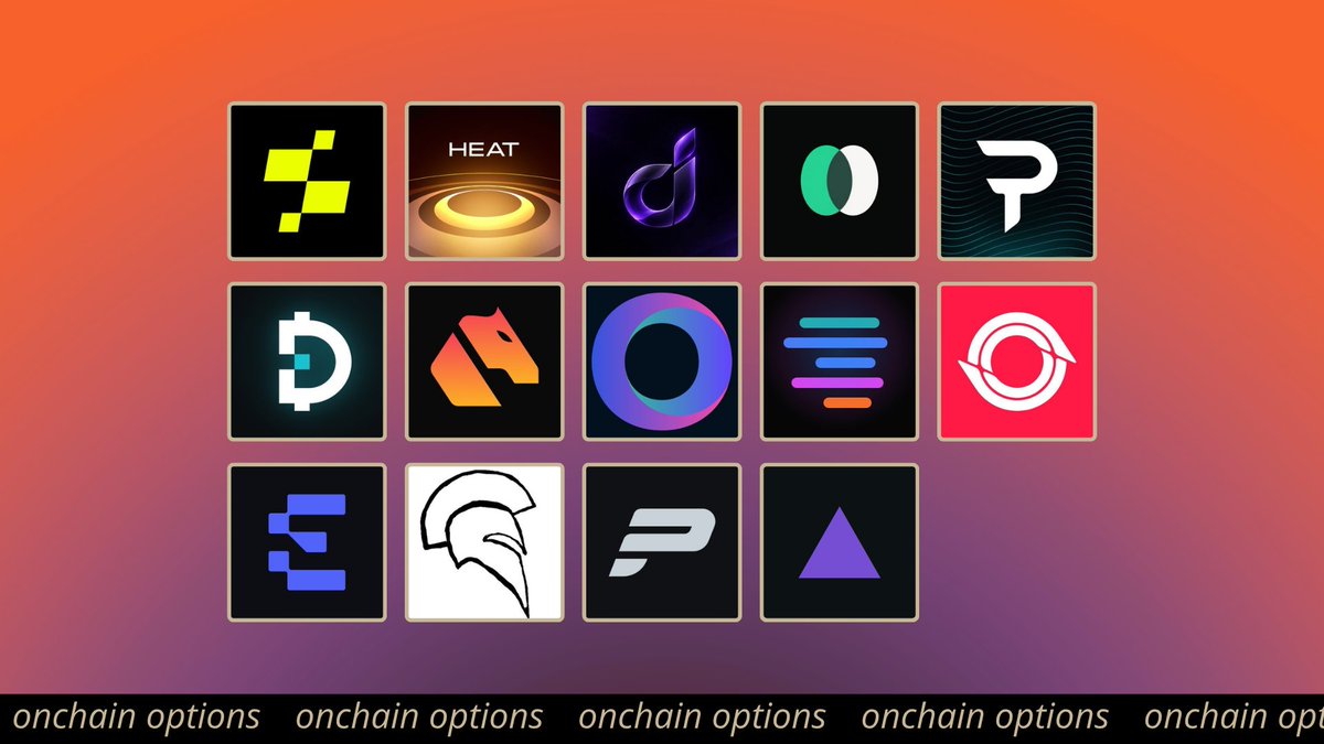nazarius_amb's tweet photo. onchain options ecosystem 6

@stryke_xyz  is an onchain options platform launching on Robinhood (RH) with a native toolset and routing across CLAMM, orderbooks, and RFQs.

The platform allows you to trade tokenized-stock options, sell covered calls and cash-secured puts for 100%+ APRs, as well as act as a liquidity provider (LP) across CLAMM and Premarket. In addition, the project offers rebates on realized losses in $sykAsh and is preparing to launch new options-powered primitives.

looks like the launch is very soon

@degrop_  trade onchain options like a degen… launching soon….

hm, something very early? degens are here

@Scenarios_fi  a simpler interface for turning a market view into an options trade. Powered by @SynapseProtocol , dev: @0xEvinho 

@heat_fi  - social trading platform for options.

@options_monitor  - Global block trade monitor for options by @paradex 

@DimeTerminal  - your personal 24/7 quant to help analyze your options trades and portfolio

@DeriveTradeTape  - Live options trade tape from
@DeriveXYZ

@optionly_  - trader intelligence for Derive: who is trading, what they hold, who is good, and what the rules say is mispriced. Built from public fills and quotes, refreshed every few minutes. dev @EthBoi_ 

@OctavFi  - is a Portfolio Intelligence Platform for tracking crypto portfolios and managing derivative and DeFi positions

@tacticallsXYZ  - The social app for options trading. Powered by @DeriveXYZ

@GreekDotFi  - tokenized options infrastructure for generating yield from passive token holdings and enabling flexible onchain hedging

@enhanced_defi  is a structured-product infrastructure for onchain assets, including real-world assets (RWAs). In v1, the system allows users to write options such as covered calls and cash-secured puts onchain, as well as a vault infrastructure that enables the rolling of these strategies.

@premarket_xyz  is a trading platform for assets and outcomes before they exist or resolve anywhere else. You can take positions on token launches, pre IPO valuations, real world events, options on existing assets, and tokenised real world assets.

https://t.co/zH3v00RzED - Onchain Options Analytics platform. dev @momilio 

good platform, I constantly come across dashboards from there on my timeline