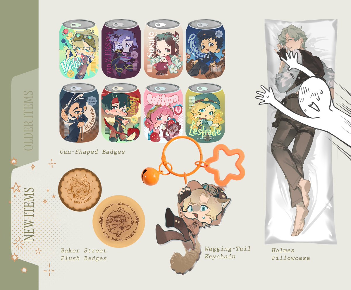 Worvies's tweet photo. I've finally opened my ACGGoods store! There's still not much items for now but I'll add more items as the store runs. Thank you for looking around 🙈💦https://t.co/yDakqhDqx5 https://t.co/ZirsP0lrsN