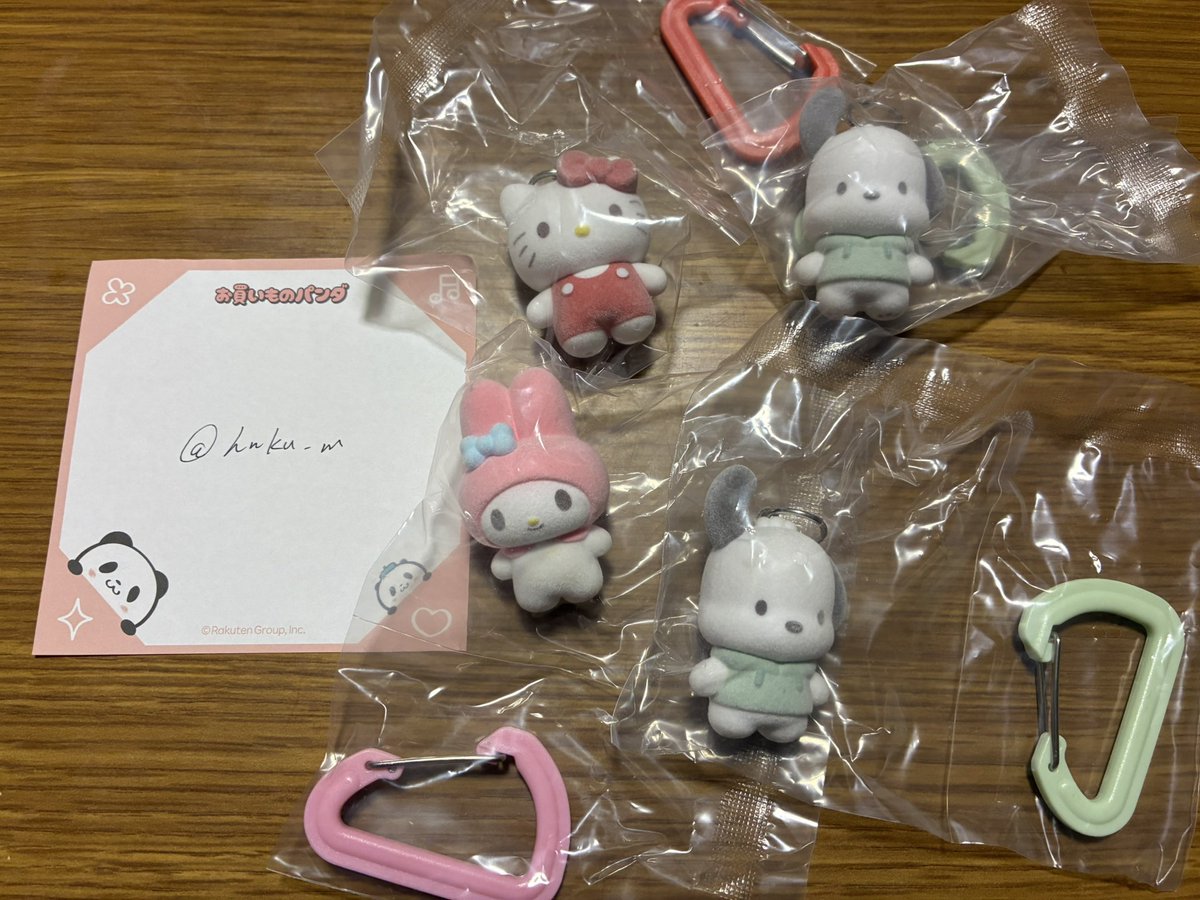 hnku_m's tweet photo. サンリオ カラフルカラビナマスコットチャーム 交換 

【譲】ハローキティ、ポチャッコ、マイメロディ
【求】ポムポムプリン

郵送での交換希望です。
検索からでもお気軽にお声掛けください🙆‍♀️ https://t.co/YOc0UaAKtq
