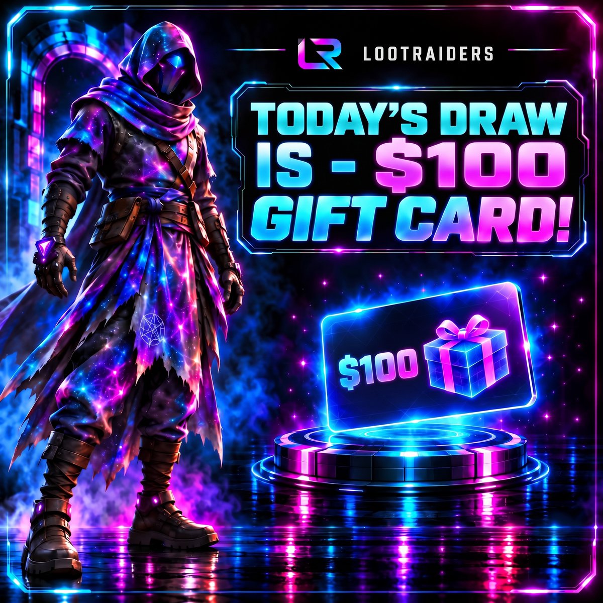 LootraidersEOAS's tweet photo. ⚡ $100 Gift Card IS LIVE.
⏰ Enter before 13:00 UTC.

🥈 Silver ticket holders, this one's yours.
