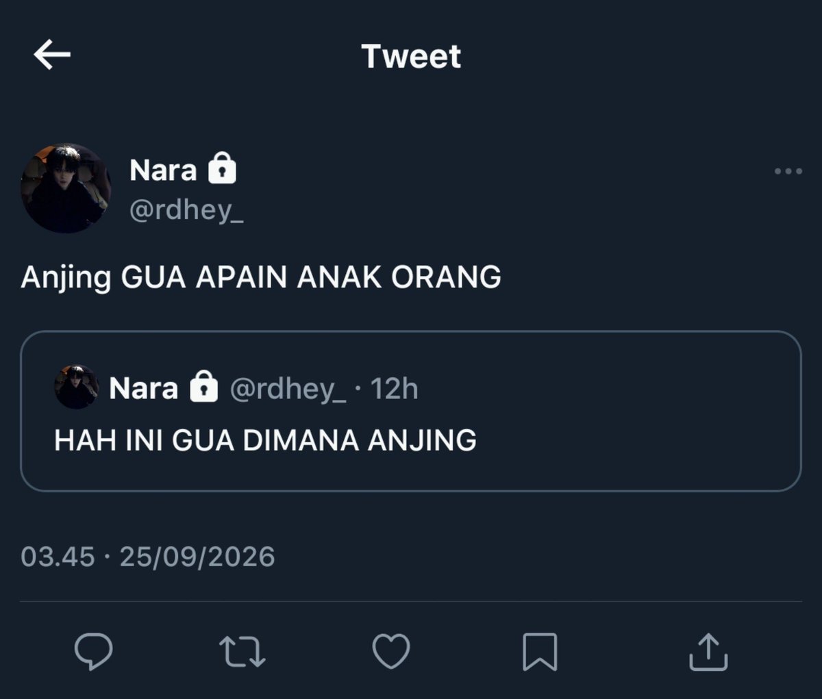 a_chaef's tweet photo. #tianziyu some tweet au.

emang boleh? ga ada status tapi kayak gini? https://t.co/dhWIKicxR2