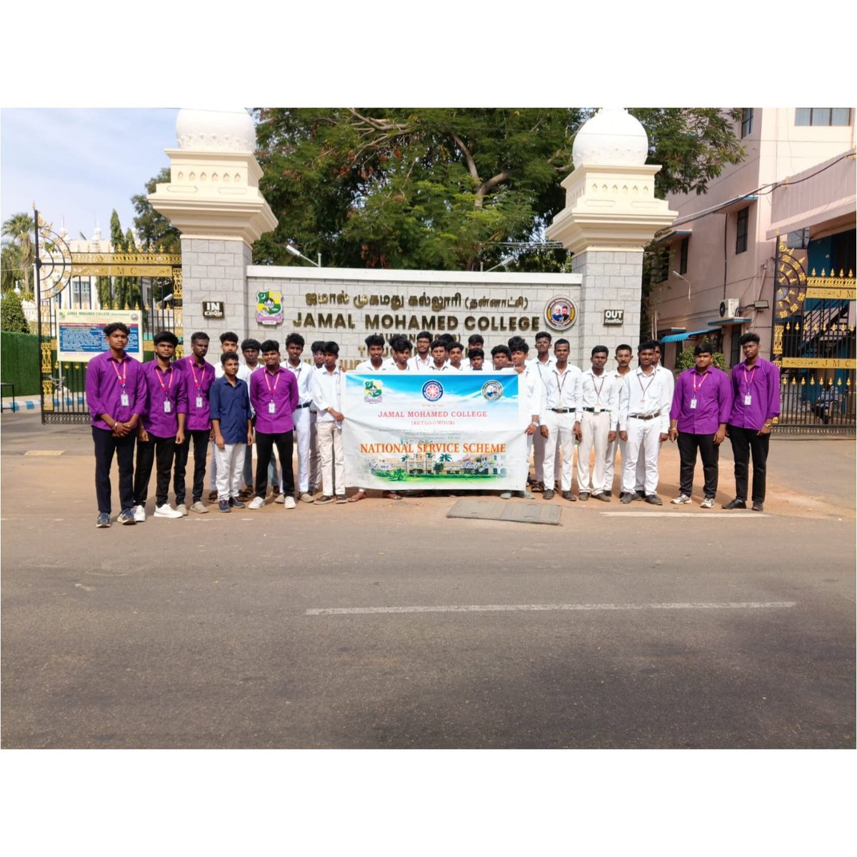 Jmc_Nss's tweet photo. On 03 September 2026, Teacher's Day was celebrated by the National Service Scheme (NSS) Units of Jamal Mohamed College (Autonomous), Tiruchirappalli. As part of the programme, NSS Volunteers warmly welcomed the College Principal, Secretary and Correspondent, Assistant Secretary https://t.co/Gkt6FYnRMX