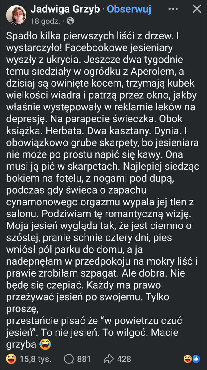 MarekWojtaszek's tweet photo. Jesieniary 🤣 https://t.co/Am3iZJJII2