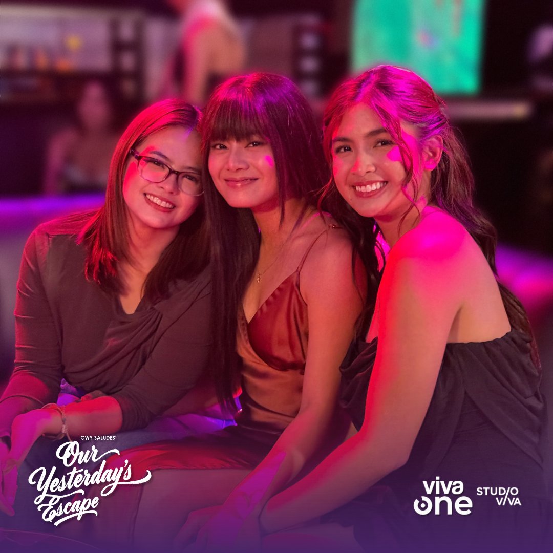 StudioVivaPH's tweet photo. Our archi trio slaying the night! 

Catch the latest episode of Our Yesterday’s Escape, now streaming only on Viva One! https://t.co/M1l1126Hqy

#OurYesterdaysEscape
#OYEShan
#NicoleOmillo | #JairusAquino
#JaiNicole | #ShaKierra
#Univerkada
#StudioViva | #VivaOne https://t.co/wWdoadtwLy