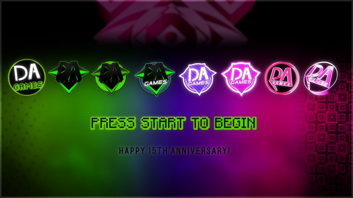 RRODUMPS's tweet photo. HAPPY 15TH ANNIVERSARY TO @DAGamesOfficial AND HAPPY #OPENINFINITUM RELEASE DAY!!!! https://t.co/308Iayd74R