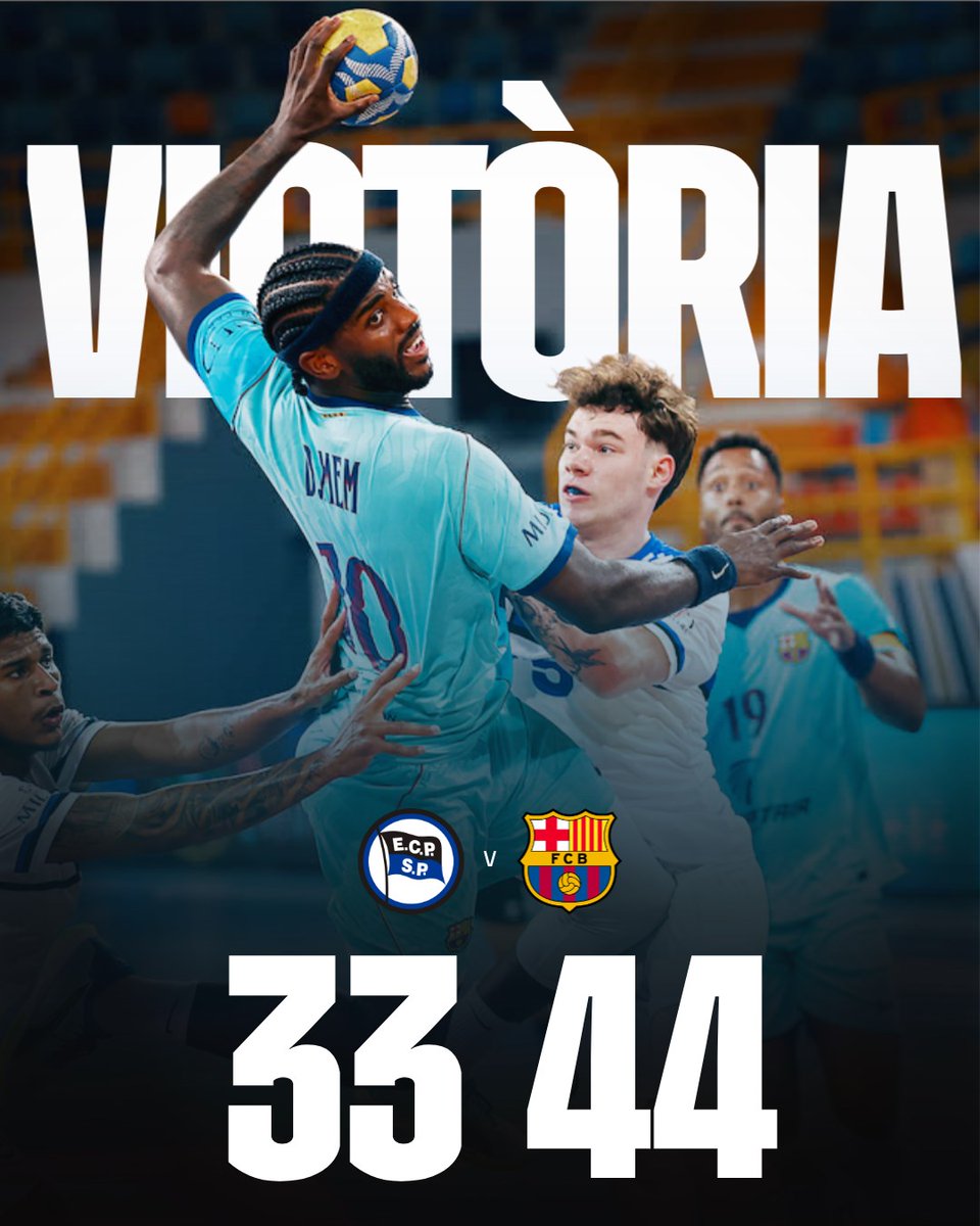 FCBhandbol's tweet photo. 🏁 Finaaaal! El Barça comença la defensa del títol mundial amb el peu dret!

📸 IHF / Kolektiff / Jozo Cabraja https://t.co/byN1ozi9oZ