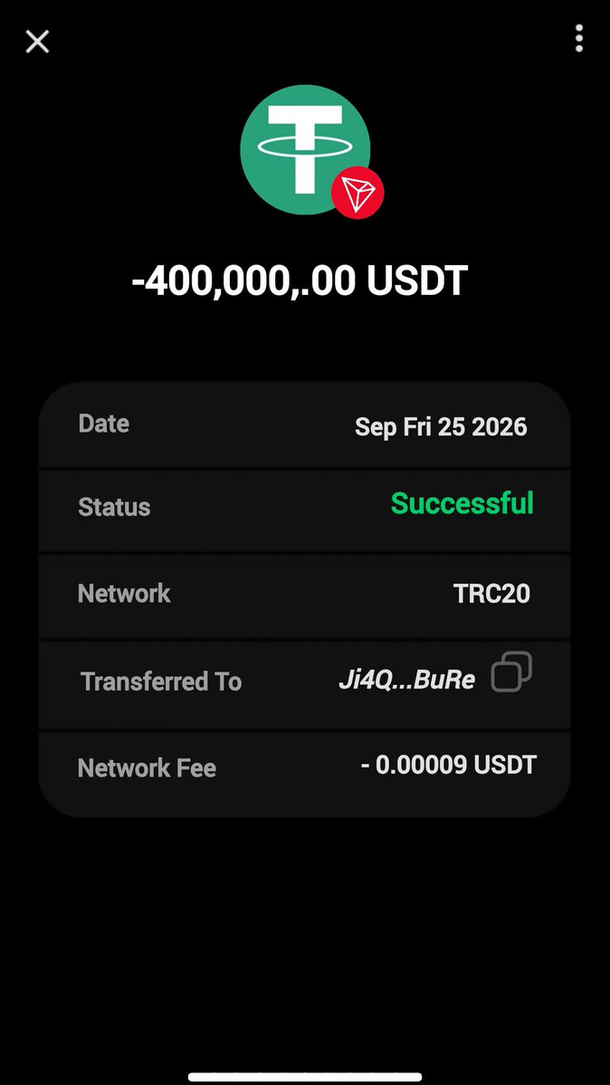 flashUSDT4's tweet photo. 400,000 flash USDT #USDT https://t.co/XWzmJTqlbW