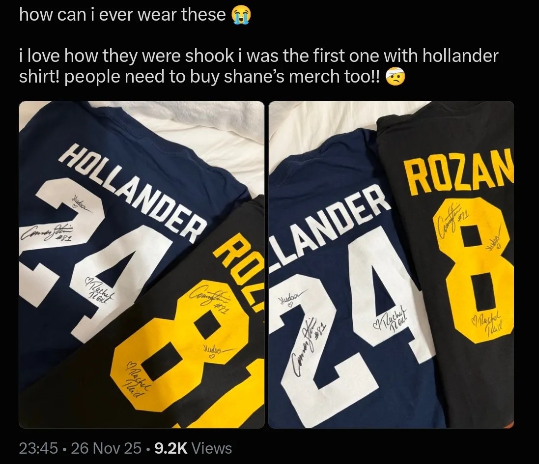 ghetto__owl's tweet photo. He was so excited to practice his signature only for like two people to show up with Shane merch...I feel sick https://t.co/c8GIw8w8VX
