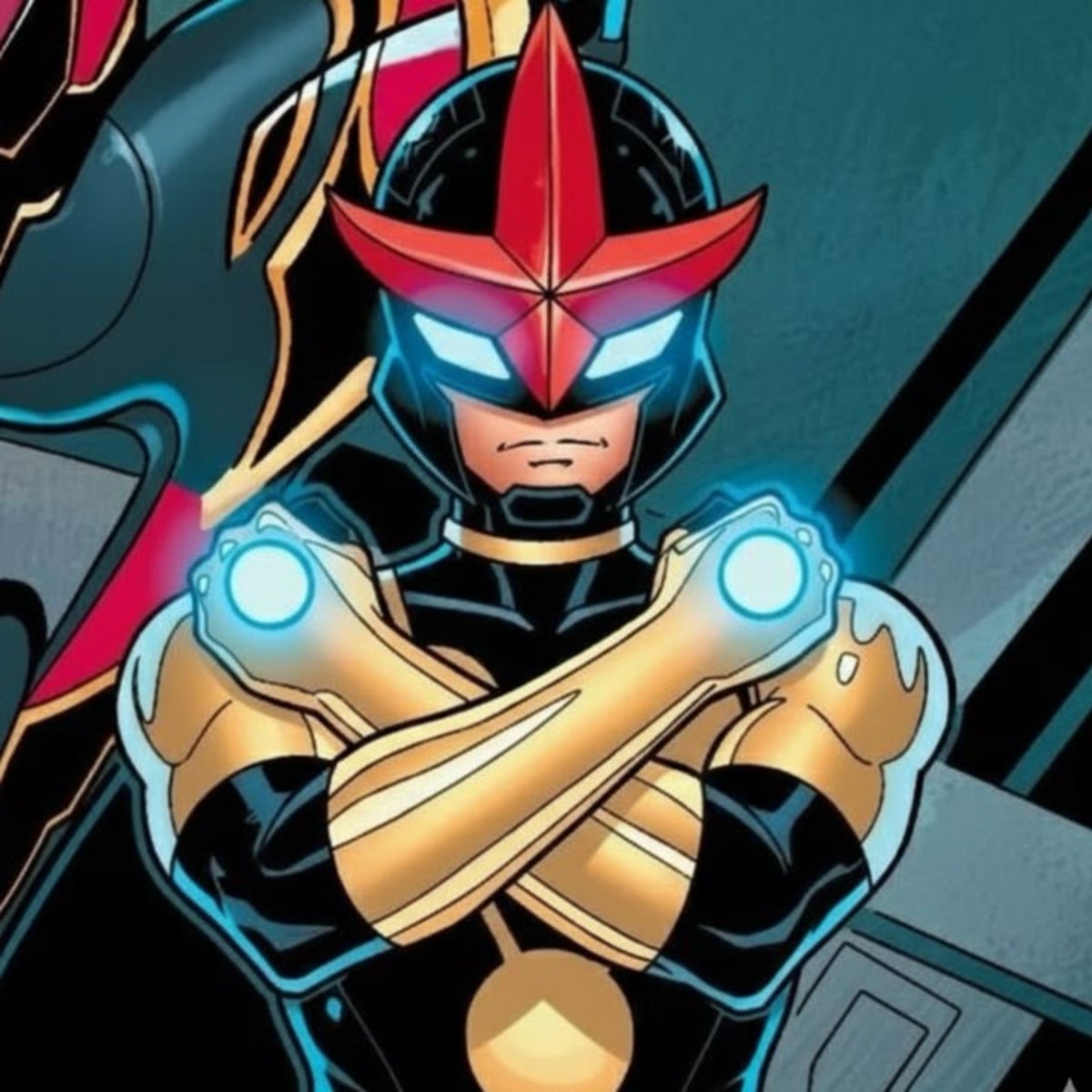 9T0RRES's tweet photo. uma au stbv × marvel em que o kenneth é o nova e o gabi é o marvel boy POR FAVOR https://t.co/rAFD1qImyJ