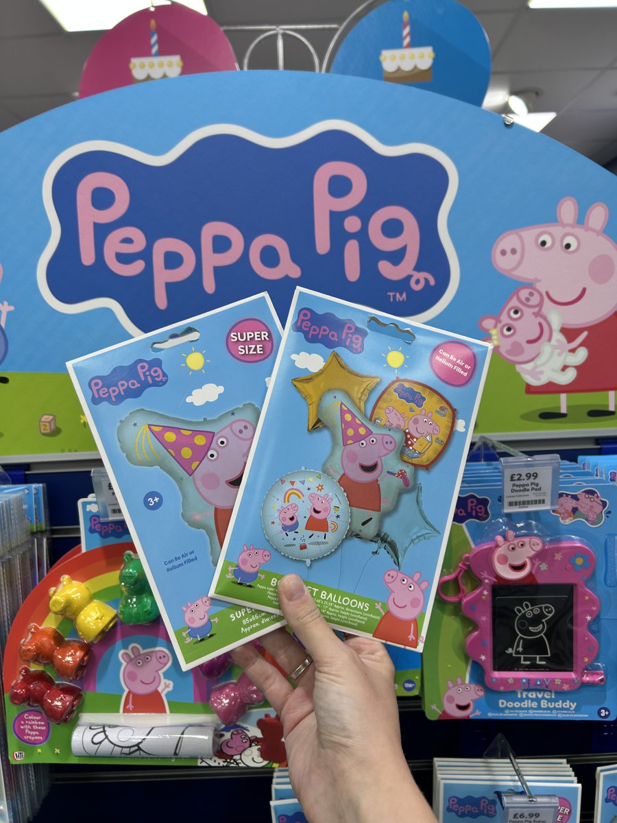 PyramidsSC's tweet photo. Know a little one obsessed with Peppa Pig?

@cardfactoryplc have an amazing range of birthday goodies. From toys and balloons, you’ll find everything you need to make their day extra special. https://t.co/uhlE81YAGV