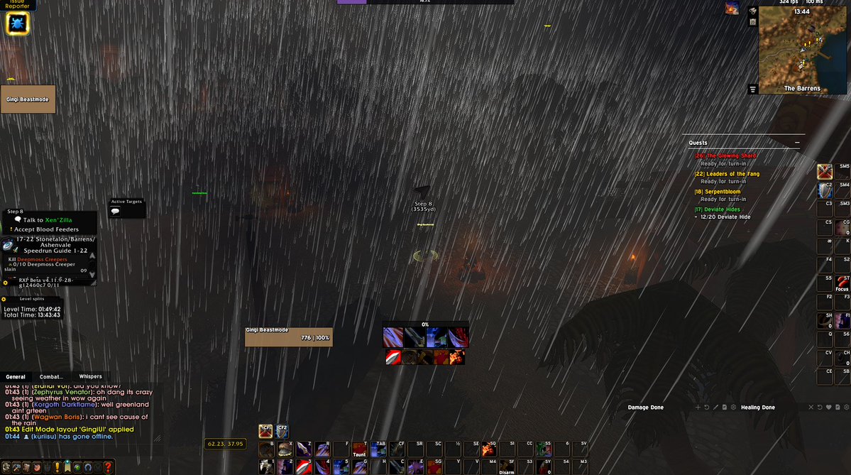 Gingitv's tweet photo. New weather in forever, i legit cant see anything LMAO https://t.co/52FhgUwlub
