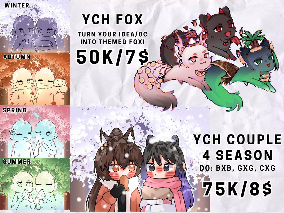 chocofishh_'s tweet photo. 🔁+♥️ are really Apperciated!
September Commission open both local and international. I do anime art, chibi, comic panel, ych fox, and ych couple 4 season

VGen Commission: https://t.co/OoctckLGLk
Commission tracker: https://t.co/yxEV7iJkLD

#vgencomms #artcommission https://t.co/s1pXJAidUn