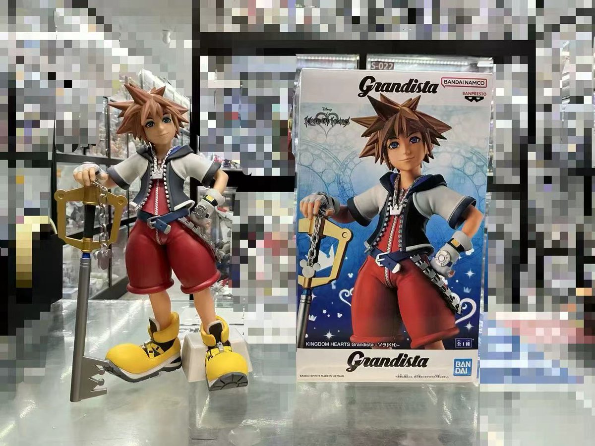 TIMEKO_hobby's tweet photo. 9/25のプライズ新商品、入荷中です！📢

GRANDISTAから、『キングダムハーツ』の『ソラ』が登場！
どっしりとしたディティールに、キーブレードのチェーンが揺れる！

一番くじをはじめ、他キングダムハーツフィギュア販売中です！
ぜひ一緒に並べてみませんか？
#TIMEKO #フィギュア #ソラ https://t.co/nodGPLhexJ