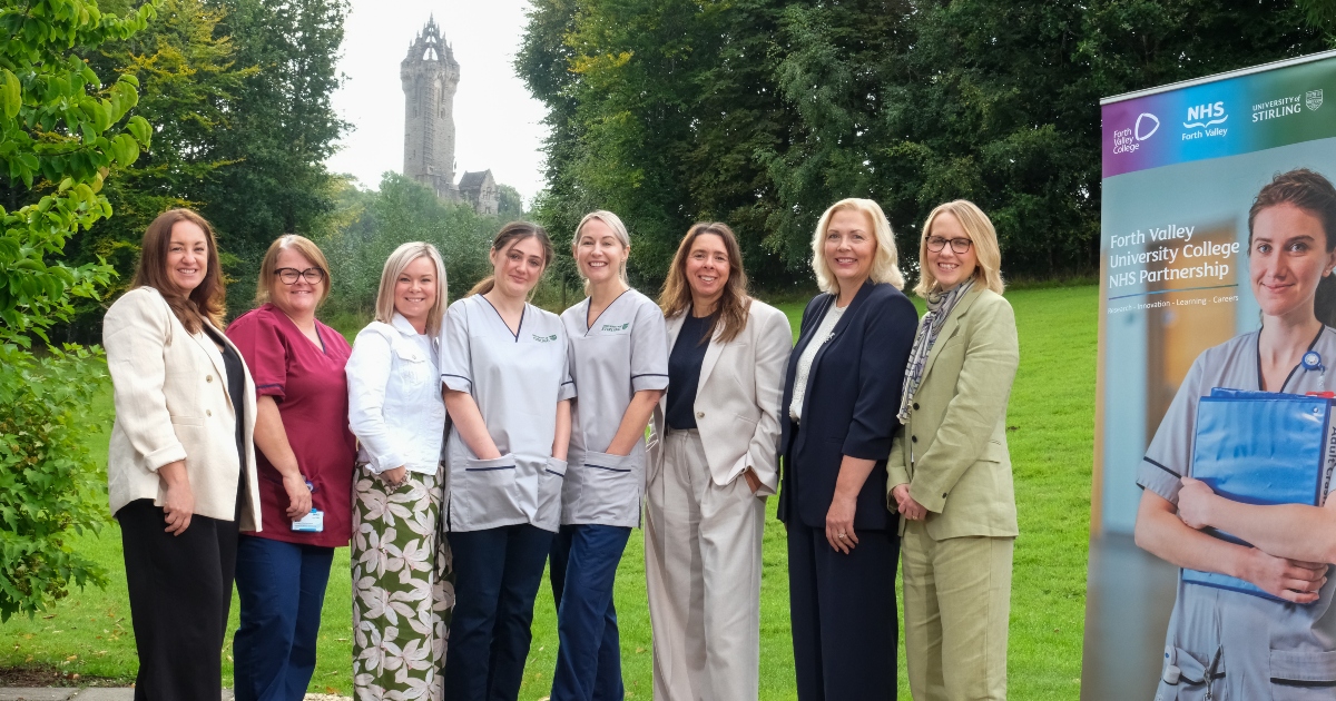 StirUni's tweet photo. 👏 Congratulations to outstanding nursing students Brooke McAteer and Isla Peacock who have become the first participants to join the Leadership Development Pathway for Newly Qualified Nurses. 

🔗 Read the full story: https://t.co/sxvQ20N8sI

@NHSForthValley https://t.co/hUWZtdNKym