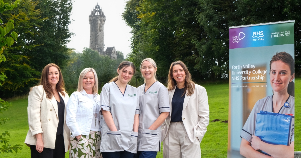 StirUni's tweet photo. 👏 Congratulations to outstanding nursing students Brooke McAteer and Isla Peacock who have become the first participants to join the Leadership Development Pathway for Newly Qualified Nurses. 

🔗 Read the full story: https://t.co/sxvQ20N8sI

@NHSForthValley https://t.co/hUWZtdNKym