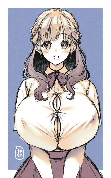 ryuki_dotechin's tweet photo. 春頃に描いたウォーミングアップ絵
久々にがっつり爆乳描こうと思って描いたような記憶… https://t.co/n827l8Hngp