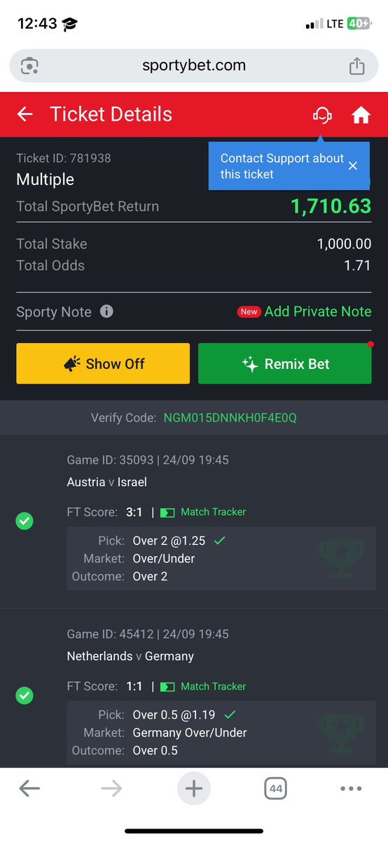 kajoe2314's tweet photo. @notoriouztips @FemzyGreenLand This was day 1 winning yesterday. Abeg we need the sporty cide for day 2 https://t.co/kh2UiEKLvo
