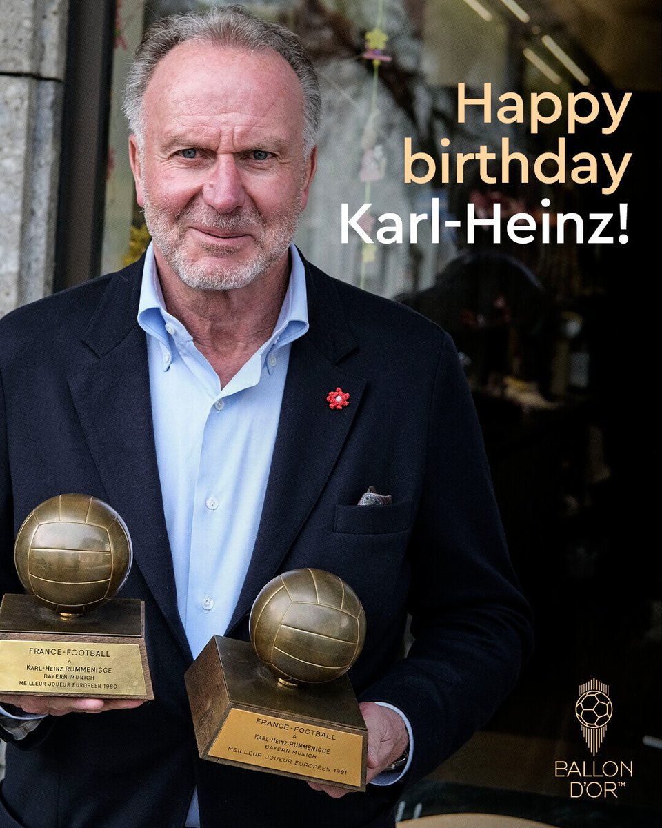 ballondor's tweet photo. Not one but two Ballon d’Or winners birthdays to celebrate today! 🌕✨

Wishing a massive happy birthday to two legends of the game:

🇩🇪 Karl-Heinz Rummenigge (1980, 1981)
🇺🇦 Igor Belanov (1986)

Pure power, goals, and golden legacy...

Relive their legendary winning seasons at https://t.co/EAHrbYBhsY

#ballondor #rummenigge #belanov