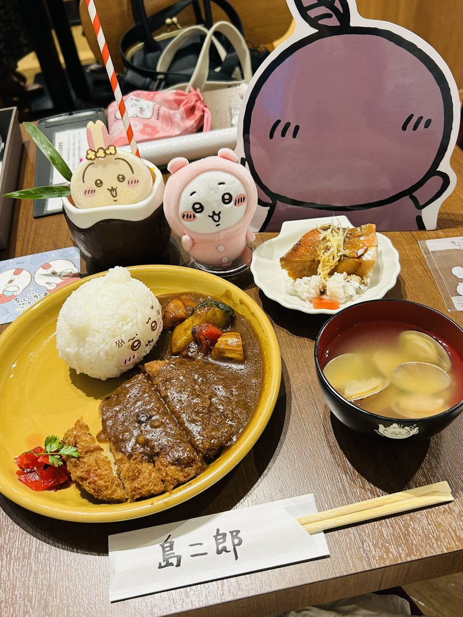 theORART's tweet photo. 大変嬉しいことに、映画ちいかわコラボカフェに当選したので行ってきました🍛
どれも美味しかったです😋
#ちいかわ https://t.co/1xYweiIUsi