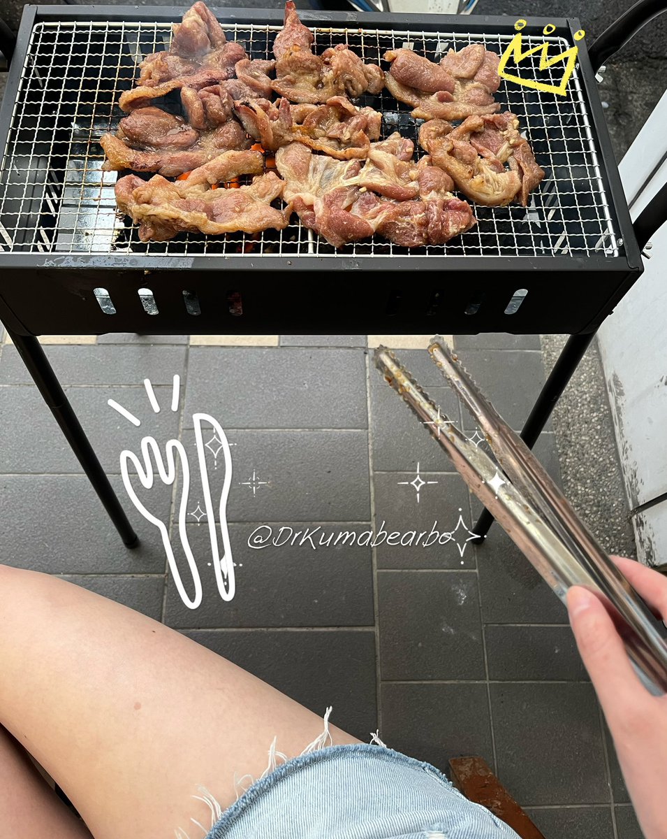 Lisa1xdc's tweet photo. 今年第一烤😋 https://t.co/8txSmgLH2l