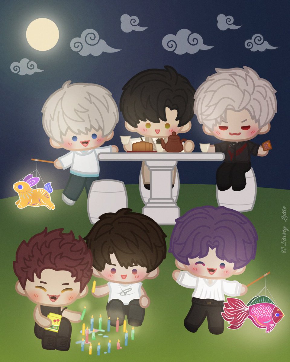 Starry_Lottie's tweet photo. 中秋望月，心念远方之郎 🐺  愿你安好，待月圆再相逢 🌕

May the moon shine upon our reunion, someday. Happy Mid Autumn Festival everyone! 🥮  中秋快乐 💛

#Bringbackvalko #全世界都爱敖尹 https://t.co/j3d3umyF0I