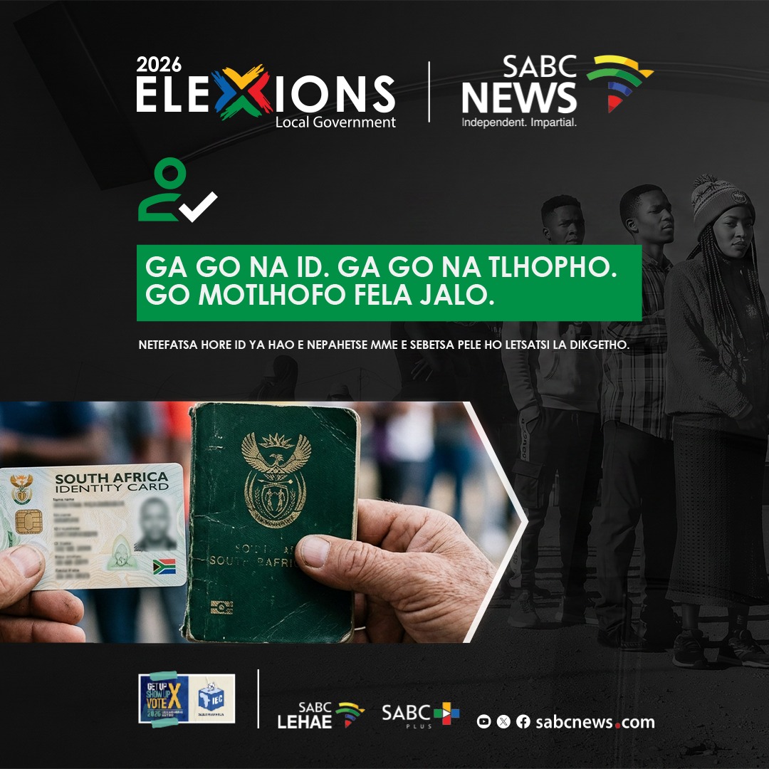 motswedingfm's tweet photo. Dikopo di tswalwa ka di 12 Diphalane.

Go dira kopo, etela: https://t.co/vKQ7EJnmBd,
Romela nomoro ya gago ya ID ka SMS kwa go 32249 kgotsa etela ofisi ya IEC ya mo lefelong la lona. https://t.co/pcoYiHPqb4
