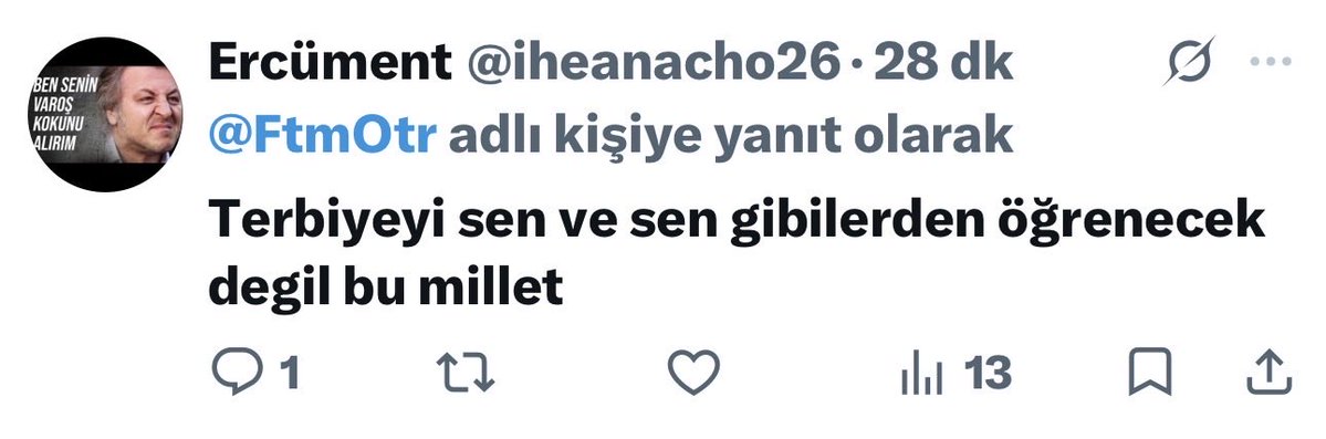 FtmOtr's tweet photo. KEŞKE BEKLESEYDIN DE CEVABINI VERSEYDIM HEMEN SILIP ENGELLEMEK NE DEMEK… ÇOK AYIP ETTIN ŞIMDI. ELALEMIN ÇOCUĞUNA VELET DERKEN IYI BIZ SANA IKI KELIME SÖYLEYINCE KAÇIYORSUN…AYIP AMAAA https://t.co/33tTZ3dB1O