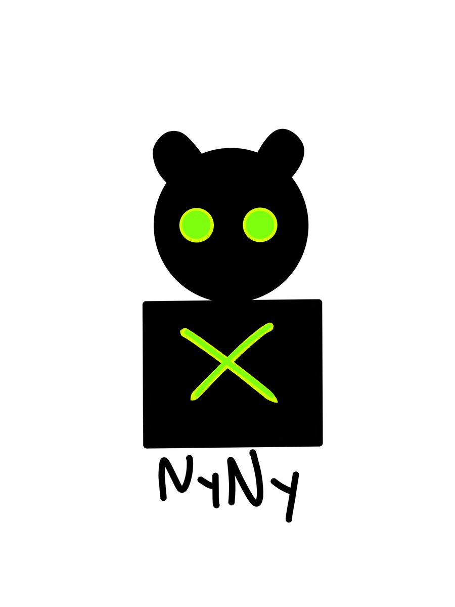 Nyreify's tweet photo. I made a quick 20 second doodle for my temporary PNG-tuber as it will be a while before I have my Live-2D model! What do you guys think? - You can catch me using it on stream! (There are hints to the full oc and model design in this simple png) https://t.co/mhd71u4URD