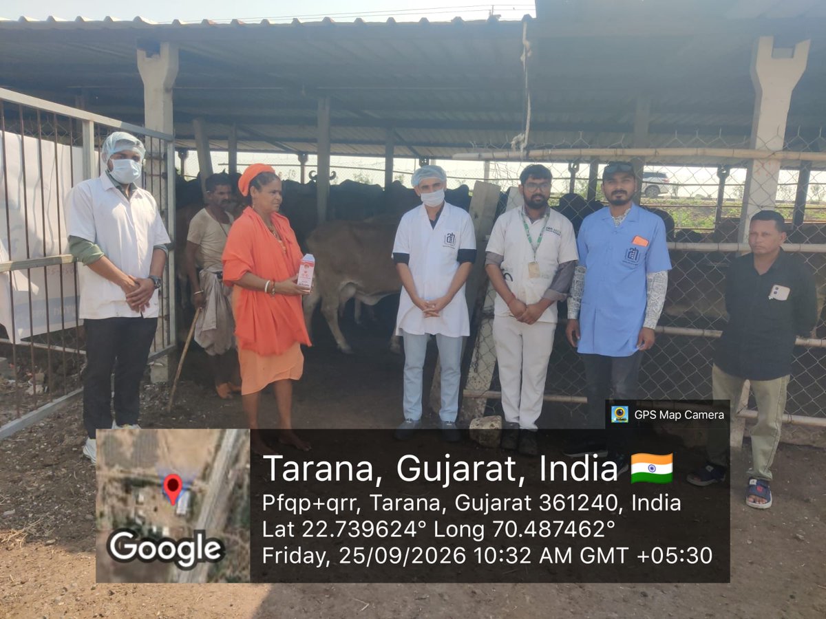 ddojamnagar2's tweet photo. આજરોજ સેવા સેતુ કાર્યક્રમ અંતર્ગત તારાણા (જોડીયા) અને ખારવા (ધ્રોલ) ગામે પશુ સારવાર કેમ્પનું પશુપાલન વિભાગ દ્વારા આયોજન કરવામાં આવેલ જેમાં 1273 પશુઓને મેડિસિન, સર્જિકલ, ગાયનેક સારવાર તેમજ કૃમિનાશક દવા વિતરણ કરવામાં આવી.

@CMOGuj @Bhupendrapbjp @InfoGujarat
@Dwivedi_D @GujPRHDept https://t.co/oplCxXCoN2
