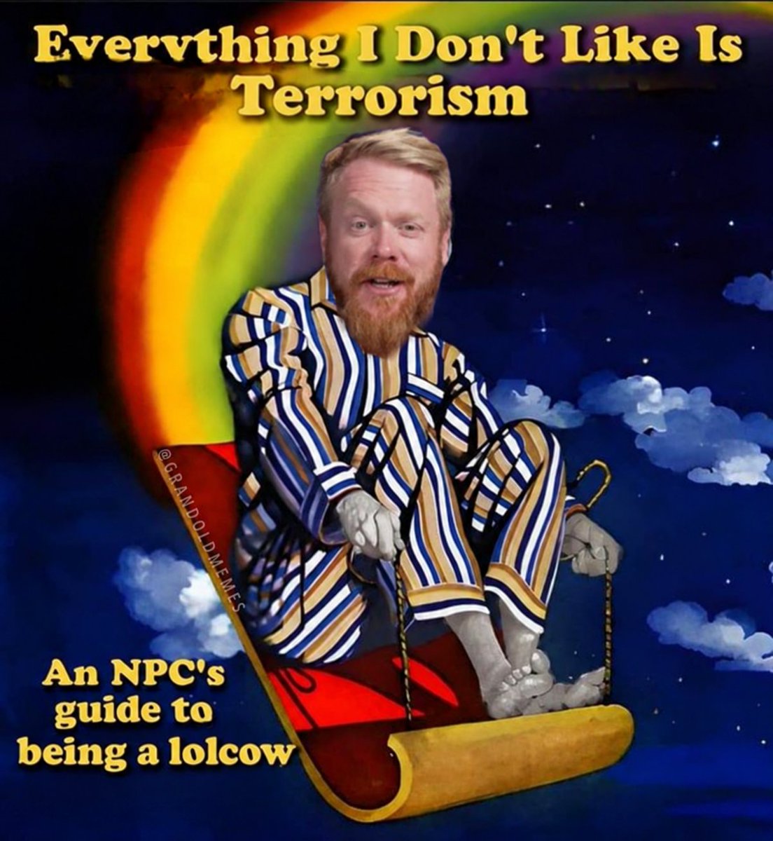 cotodd's tweet photo. @PoweroftheTruth Bro is really out here stealing the 2001 Neoncon playbook https://t.co/e8f9WaWPJS