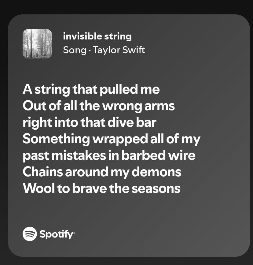 Janne2900's tweet photo. When I wrote my toast at my sister's wedding, I wrote in lyrics from songs in the groom's favorite albums (non-ironically notwithstanding the swiftie wife 😅)

The lyrics of her songs recently though...her muse(s) deserted her all of a sudden or what 😐😬🫩 https://t.co/nTL0i8ihAR