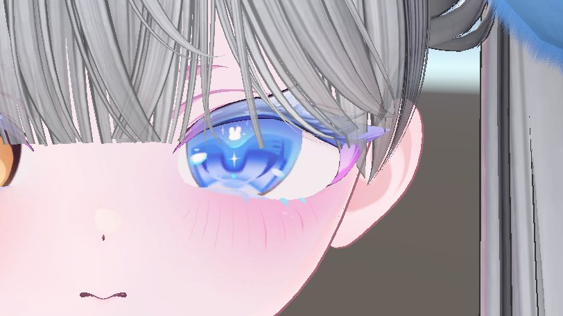 ikaneko_vrc's tweet photo. ショコラ専用メイクの試作🪄
うさぎが綿毛みたいにふわふわぷかぷか動くアニメーションをつけたい🐰✨ https://t.co/2kLuQlBvW5