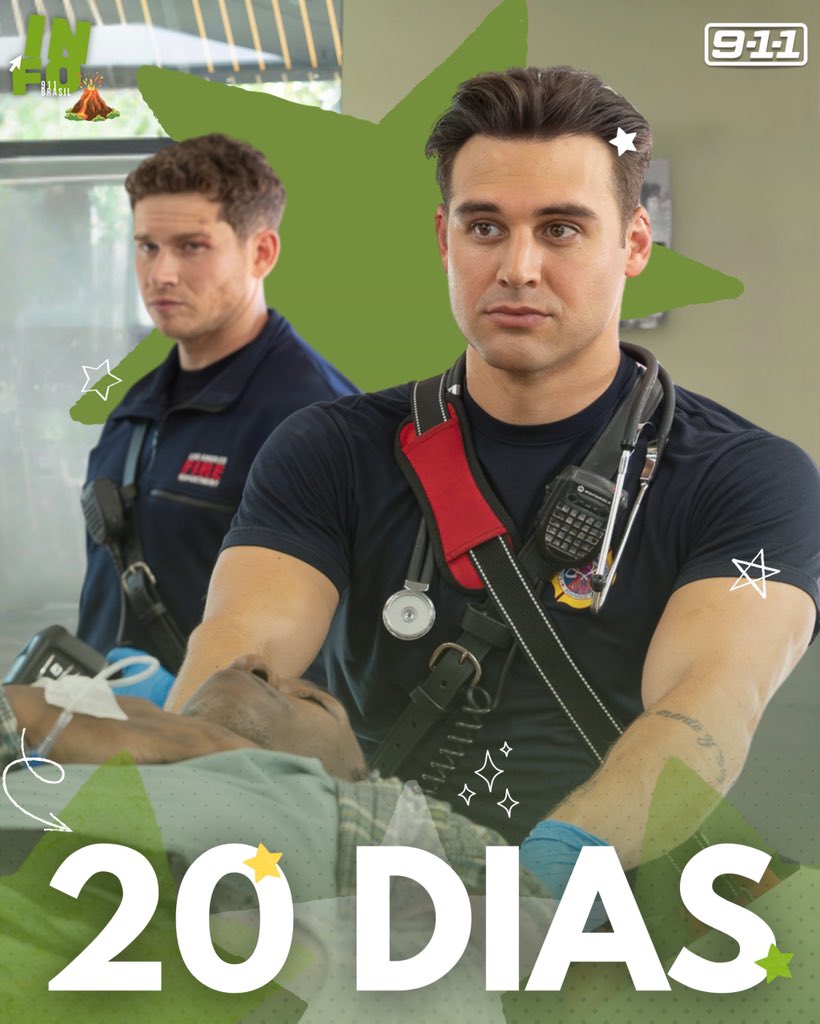 Info911Brasil's tweet photo. 🚨🌋 Faltam 20 DIAS para a estreia da 10ª temporada de #911onABC! https://t.co/5yB4ahWLDn