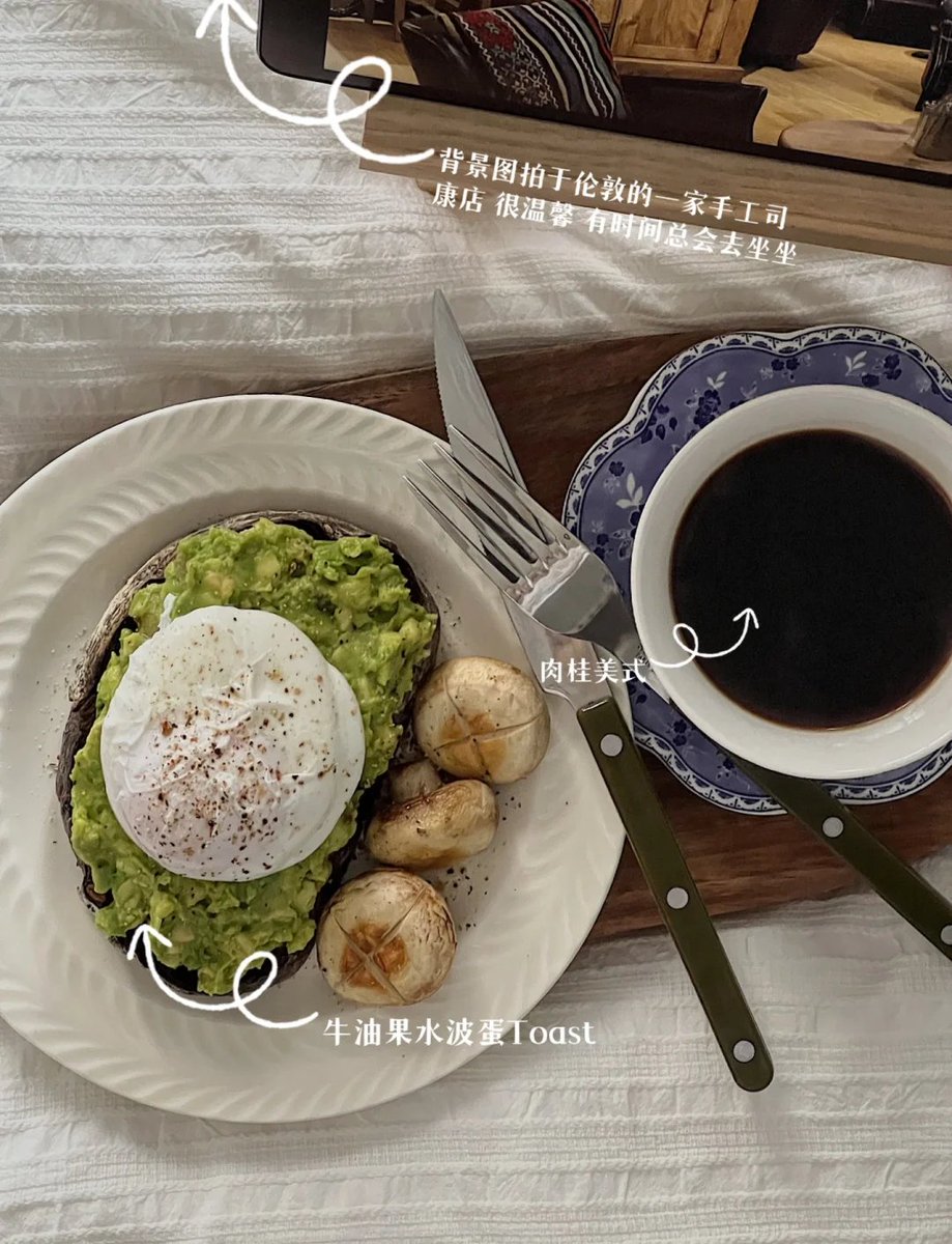 GinnyWalliug's tweet photo. Desayuno perfecto: tostada de aguacate con huevo pochado y café caliente! ， https://t.co/cMNQX3PHF9