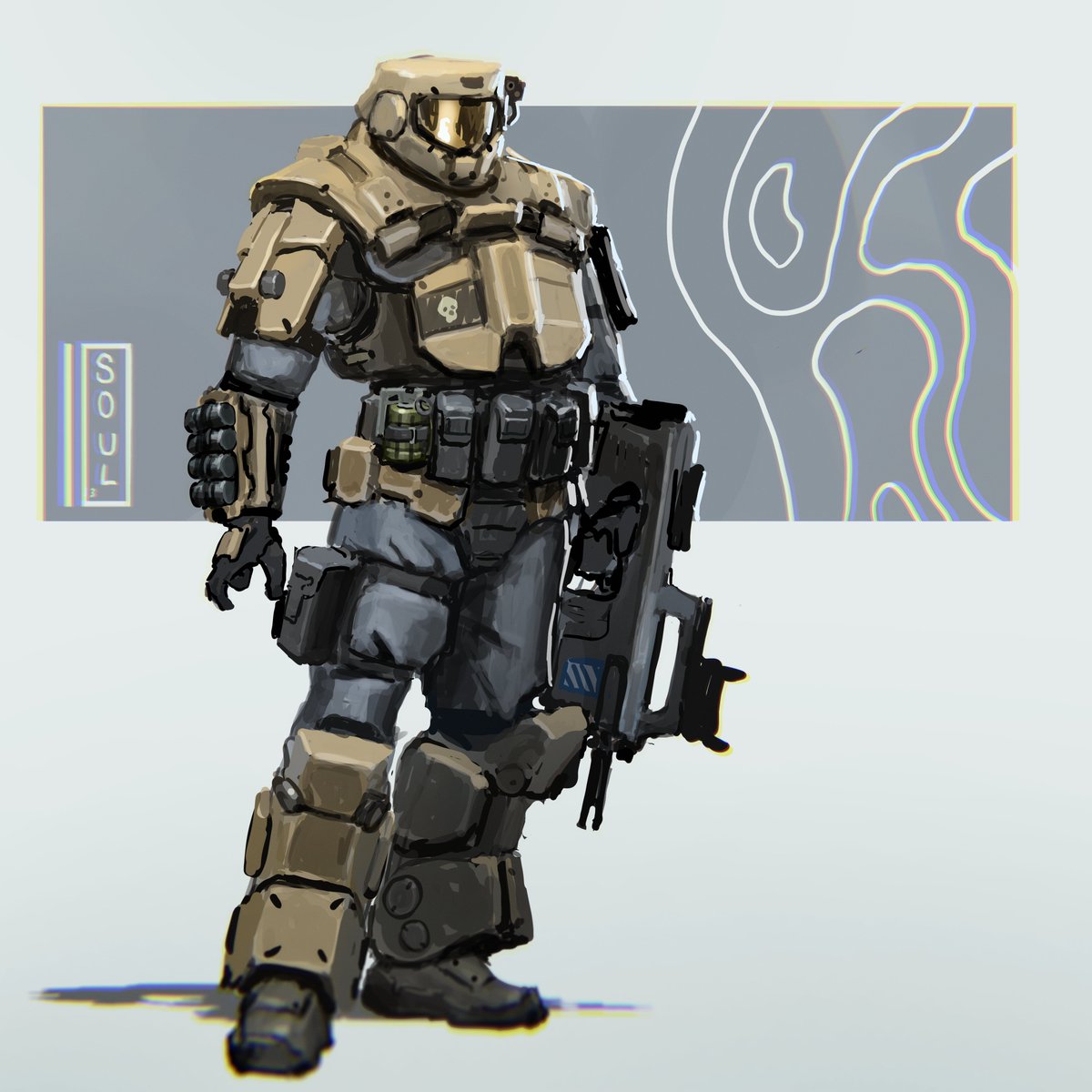 Soul_ant19's tweet photo. Ain't nothing stopping me from making my own game Inspired by Halo, Half life 1, Marathon and Fear. https://t.co/rkEiY9XuHE