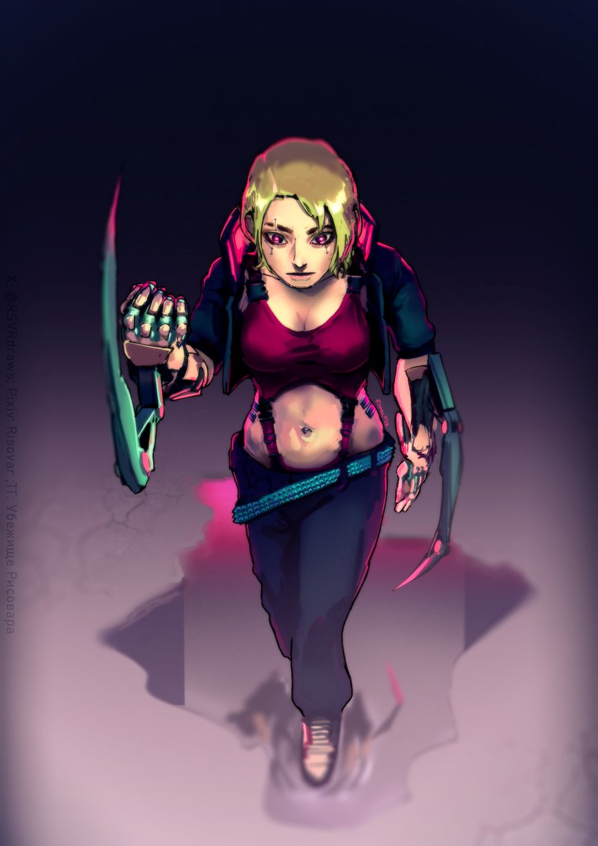 RSVRdraws's tweet photo. #cyberpunk OC

#originalcharacter #digitalart #オリジナル #cyberpunk2077 https://t.co/Q95TNTSxs8