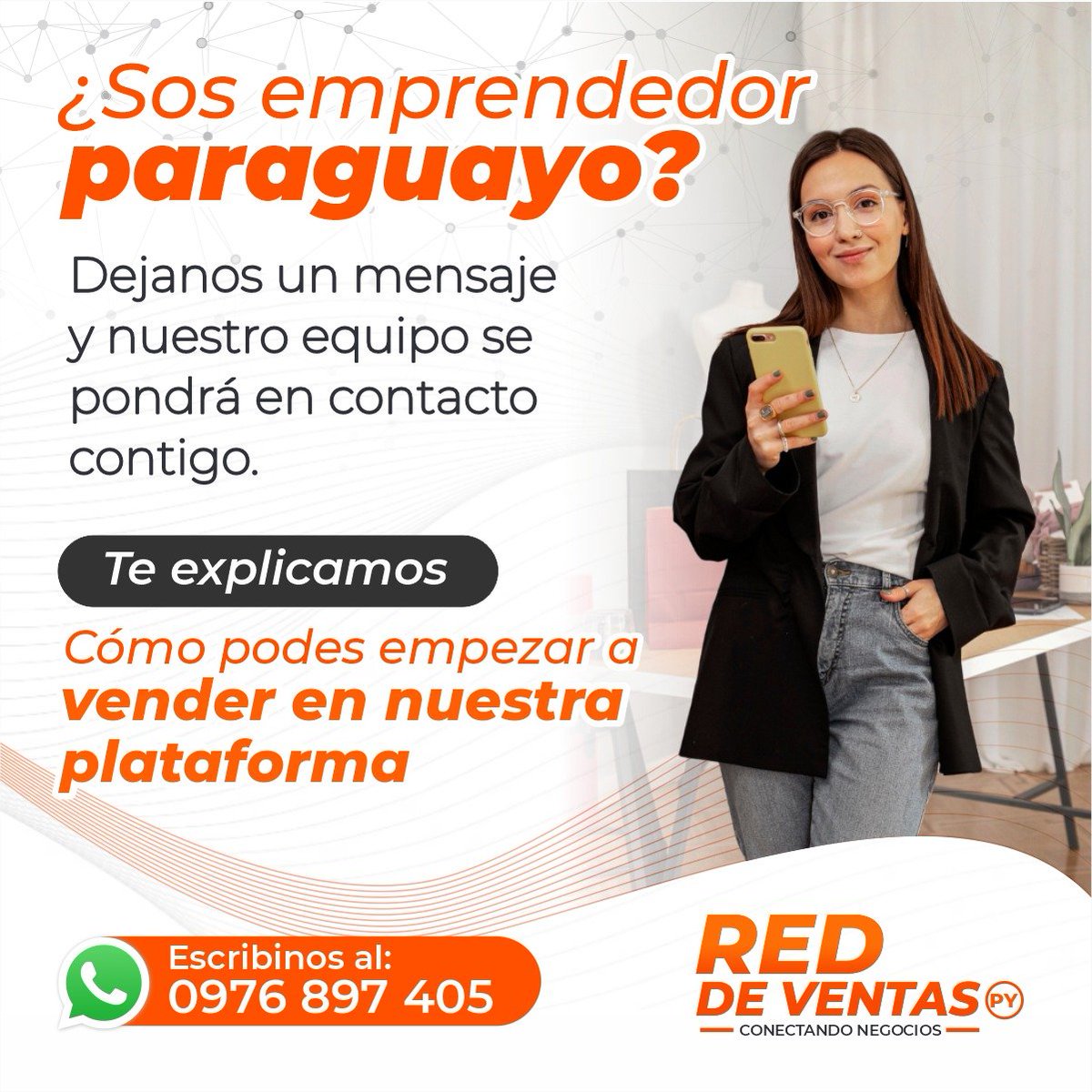 RedSagrados's tweet photo. 🇵🇾✨ ¿Sos emprendedor paraguayo?
En RED DE VENTAS PY te ayudamos a llevar tu negocio más lejos. Te explicamos cómo podés empezar a vender en nuestra plataforma y conectar con más clientes. 🚀
📲 Escribinos al WhatsApp: 0976 897 405
#REDDEVENTASPY #VentasOnline https://t.co/xEfI4kccFP