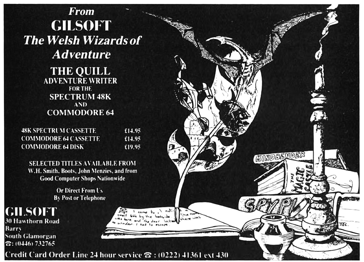 KevinToms's tweet photo. An iconic adventure writing system: THE QUILL!
#KevinToms #Gilsoft #TheQuill #TheIllustrator #AdventureSystem #AdventureWriter #TextBasedAdventureGame #RetroComputers #HomeComputers #Microcomputers #80sComputers #UKComputers #UKRetro https://t.co/5M8bV7DhgD