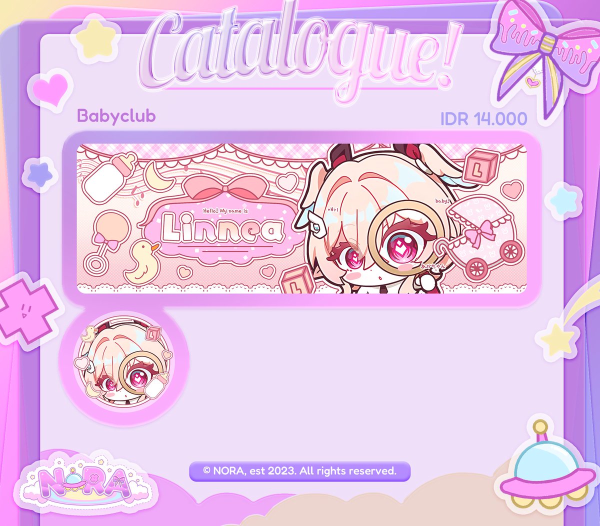 pnora's tweet photo. Halo teman timun, boleh minta waktunya buat ospek bentar? 🫪

Aku ada 1 anak kandung baru nih hehe namanya Babyclub iaa! Katalog ini avail buat chibi only 😋 tolong kasih tau aku di DM semisal ada yg gak aman yahh! Maacii 💗💗

All model UFS setelah aman :3

#bealanja https://t.co/ga5JxPF7bM