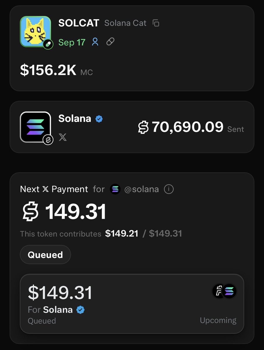 PaidSolCat's tweet photo. @solana We will make you look even better. $SOLCAT for Solana 🐱🤝🟣 https://t.co/U5vCDD7jZk