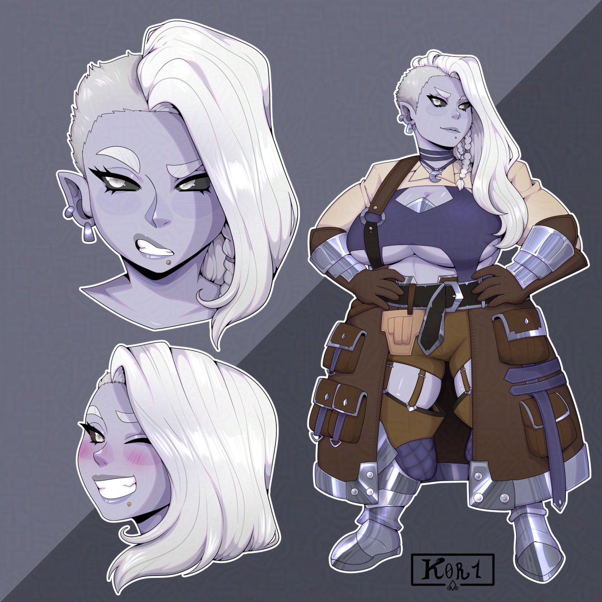 K0r1_Robit's tweet photo. Thalia,Duergar Artificer https://t.co/x228vT7UjN