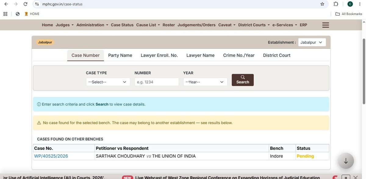 akhilpachori's tweet photo. Writ Petition now filed in Madhya Pradesh HC filed
Case No. WP/40525/2026 (SARTHAK CHOUDHARY Vs THE UNION OF INDIA)

#ExtendTaxAuditDueDate https://t.co/JHUOqWfRWm