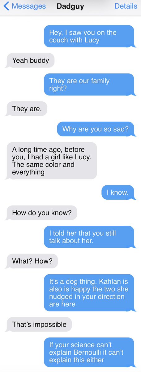 bunsenbernerbmd's tweet photo. Two new family members have joined the pack under very tough circumstances.

What does that mean for:

During the week a dog named Bunsen texts his family.

Those texts are saved.

Today they are shared.

This is Texts From Bunsen! https://t.co/joEQxGR6Xj